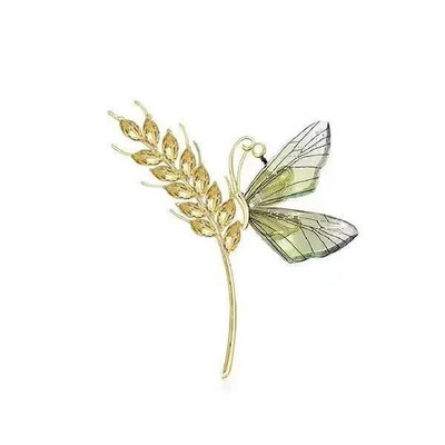 2023. aasta vanaaegne naiste kristallprossid Dragonfly märginõel, tsirkoonist elegantne salli krae nööpnõelad pulmade kontoripeo ehted, kingitus