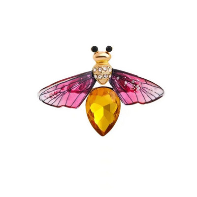 2023. aasta vanaaegne naiste kristallprossid Dragonfly märginõel, tsirkoonist elegantne salli krae nööpnõelad pulmade kontoripeo ehted, kingitus