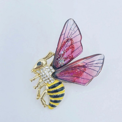 2023. aasta vanaaegne naiste kristallprossid Dragonfly märginõel, tsirkoonist elegantne salli krae nööpnõelad pulmade kontoripeo ehted, kingitus