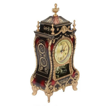European Desk Antique Vintage Ξυπνητήρι 12 Ώρα Μουσικής Διακόσμηση Σαλονιού Ρολόι γραφείου Mute Sweep Χρονόμετρο Ρολόι σπιτιού