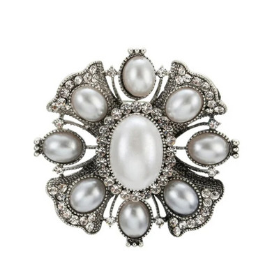 Rhinestones pāvs saktas sieviešu luksusa apģērbu aksesuāri Eleganta banketu kāzu rotaslietas sieviešu piespraudes