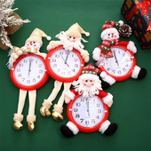 Kawaii jõulukaunistus äratuskell Jõuluvana Lumememm Vaikne Skaalaga Kell Ornament Loov Kodukaunistus Jõulukingitus