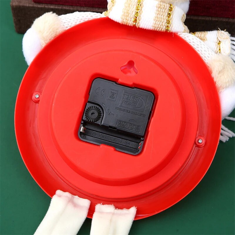 Kawaii jõulukaunistus äratuskell Jõuluvana Lumememm Vaikne Skaalaga Kell Ornament Loov Kodukaunistus Jõulukingitus