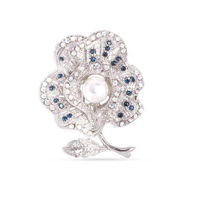 Ženski Elegantni veliki puni kristalni cvijet Luksuzni broševi Bedževi Dama Ležerna zabava Banket Sjajni butik igle Dodaci Corsage