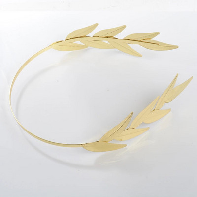 Vintage unikaalne kullavärvi lehtede peapael Pulmajuukse aksessuaarid Juuksepaelad Tiaara krooniga pruudiehted naistele India peaehe