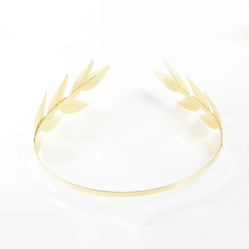 Vintage unikaalne kullavärvi lehtede peapael Pulmajuukse aksessuaarid Juuksepaelad Tiaara krooniga pruudiehted naistele India peaehe