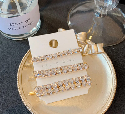 Super Flash Rhinestone`i kombinatsioon Premium luksuslik juukseklambriga peakate naiste tüdrukutele, geomeetrilised stiilitarvikud 2020 trendikas