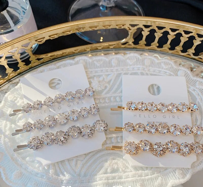 Super Flash Rhinestone`i kombinatsioon Premium luksuslik juukseklambriga peakate naiste tüdrukutele, geomeetrilised stiilitarvikud 2020 trendikas