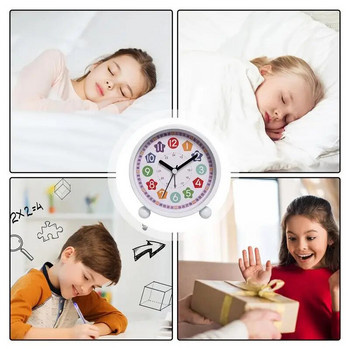 Учебен часовник за деца Аналогов будилник за деца Време Учебна стая Стенен декор Будилник за деца Тийнейджъри Момчета Момичета