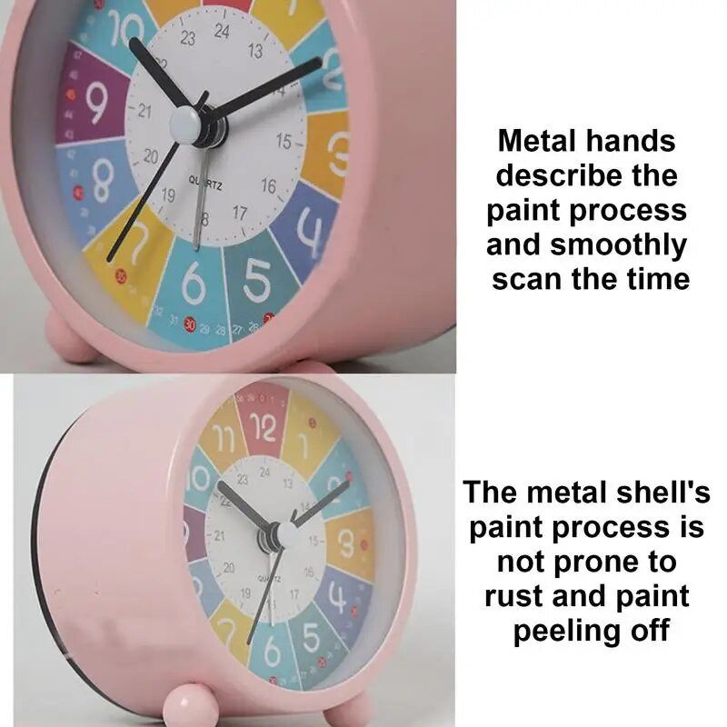 Sat za učenje za djecu Analogna budilica za djecu Vrijeme Zidni dekor za sobu za učenje Budilica za djecu Tinejdžeri Dječaci Djevojčice