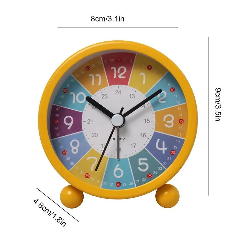 Sat za učenje za djecu Analogna budilica za djecu Vrijeme Zidni dekor za sobu za učenje Budilica za djecu Tinejdžeri Dječaci Djevojčice