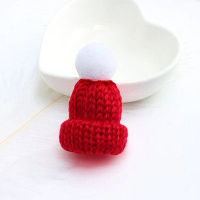 25 värvi Mini Armsad Mütsid Pins Värviline Kootud Müts Pross Juuksepall Kaunista Mantel Riidest Riidemärk Ehted Kingitus jõuludeks uusaasta