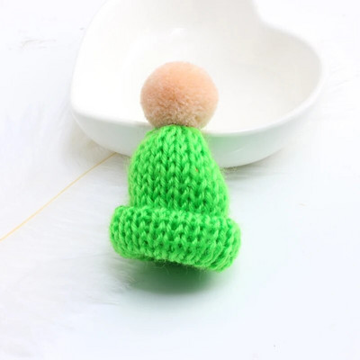 25 värvi Mini Armsad Mütsid Pins Värviline Kootud Müts Pross Juuksepall Kaunista Mantel Riidest Riidemärk Ehted Kingitus jõuludeks uusaasta