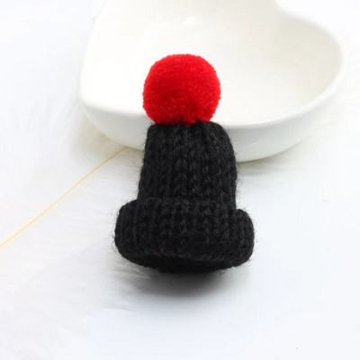 25 värvi Mini Armsad Mütsid Pins Värviline Kootud Müts Pross Juuksepall Kaunista Mantel Riidest Riidemärk Ehted Kingitus jõuludeks uusaasta