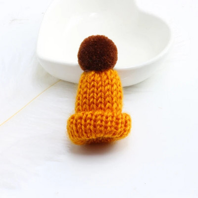 25 värvi Mini Armsad Mütsid Pins Värviline Kootud Müts Pross Juuksepall Kaunista Mantel Riidest Riidemärk Ehted Kingitus jõuludeks uusaasta