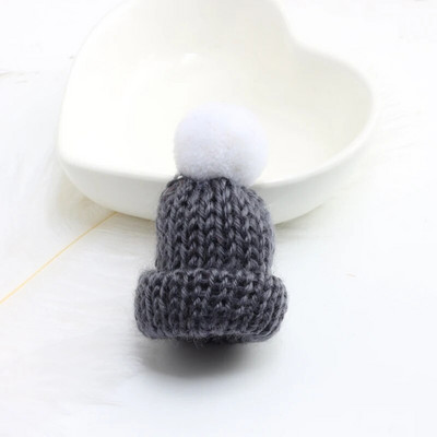 25 värvi Mini Armsad Mütsid Pins Värviline Kootud Müts Pross Juuksepall Kaunista Mantel Riidest Riidemärk Ehted Kingitus jõuludeks uusaasta