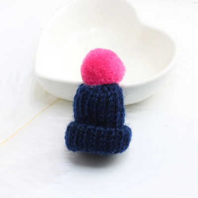 25 värvi Mini Armsad Mütsid Pins Värviline Kootud Müts Pross Juuksepall Kaunista Mantel Riidest Riidemärk Ehted Kingitus jõuludeks uusaasta