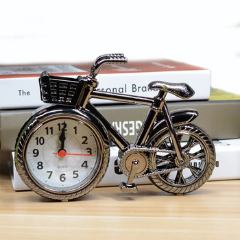 Творчески ретро велосипед Будилник Офис Нощно шкафче Всекидневна Домашен часовник Подаръци Занаяти