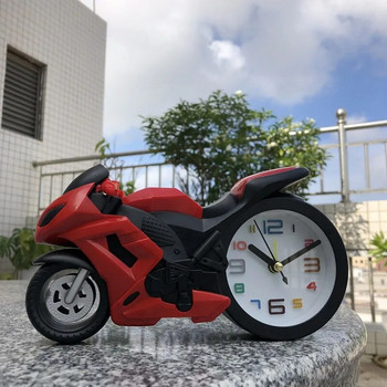 Мотоциклетен будилник Състезателни модели Цифров будилник Часовник за деца Ученици Подаръци Декорация на дома за всекидневна