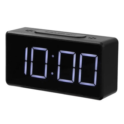 Led mini üliõpilaskell voodipeegli kell USB lauaarvuti lihtne elektrooniline äratuskella temperatuuri tester