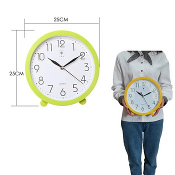 Ρολόι τοίχου με εκκρεμές σαλονιού 10 ιντσών Δημιουργικό ρολόι γραφείου μοντέρνο μινιμαλιστικό μεγάλο αθόρυβο επιτραπέζιο ρολόι Διακόσμηση σπιτιού
