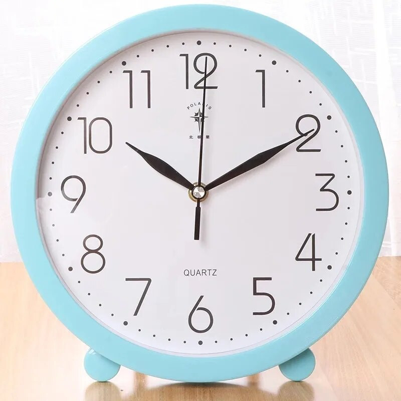 Ceas de perete cu pendul pentru sufragerie de 10 inch Ceas de birou creativ, modern, minimalist, mare, silențios, pentru decorarea casei