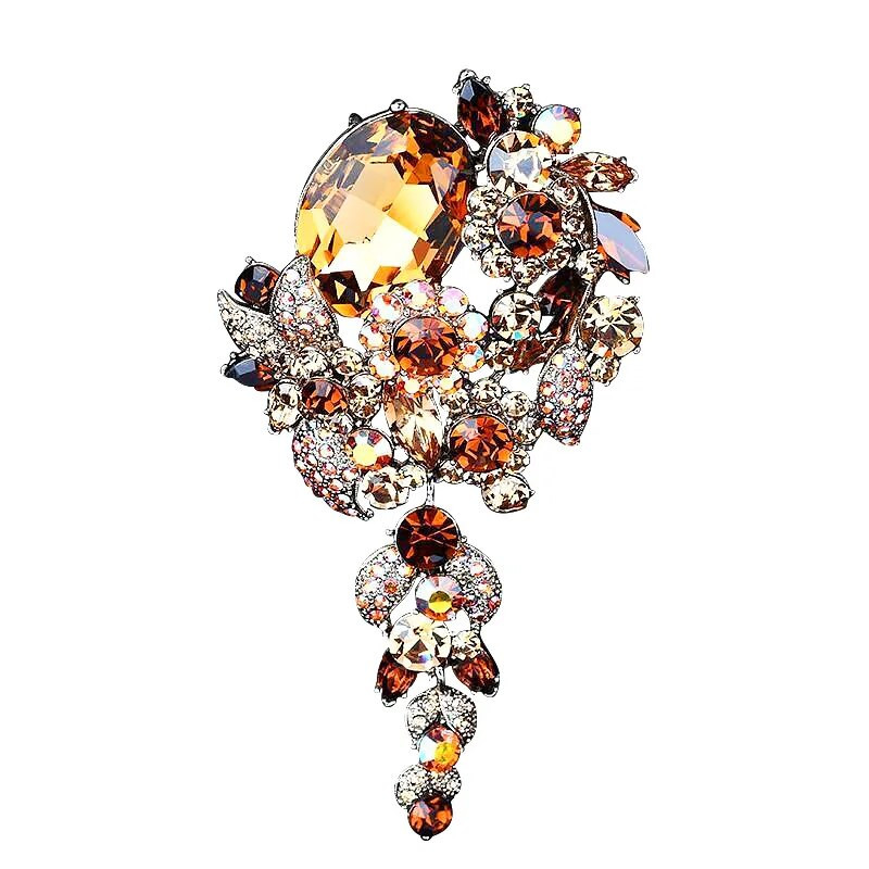 Καρφίτσα με φούντα Γυναικεία μακριά ρετρό υψηλής ποιότητας στρας κορσάζ ιδιοσυγκρασία μόδας καρφίτσα δημιουργικό δώρο γενεθλίων