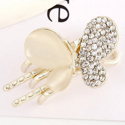 Novo svjetlo, luksuzna kuglasta glava, vezena kopča s vodenim dijamantom i leptirom, kopča za kosu, božanski alat, pokrivala za glavu