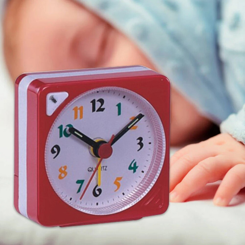 Spavaća soba Plastična noćna svjetiljka Dizajn Putna baterija Mini uredska radna površina Moderna kućna dekoracija Budilica