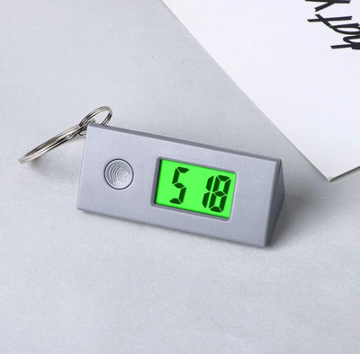 Παιδικό Τρίγωνο Φωτεινό ηλεκτρονικό ρολόι φορητό σακίδιο πλάτης Μπρελόκ LED Ρολόι επιτραπέζιο ρολόι ψηφιακό ρολόι