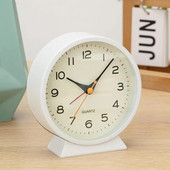 4,5-tolline analoogne äratuskell vaikne vanaaegne mittetiksuv äratuskell magamistuppa akutoitega väike öövalgusega lauakell