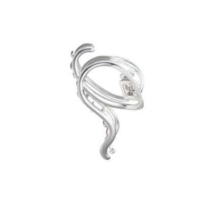 Fina zmijska ukosnica u srebrnoj boji za žene Geometrijske kopče za kosu Metalna kopča za kosu Križ Ukosnica Traka za kosu Dodatak za kosu s račićima