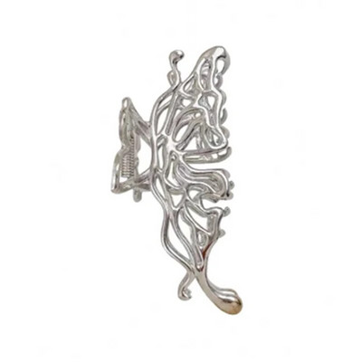 Fina zmijska ukosnica u srebrnoj boji za žene Geometrijske kopče za kosu Metalna kopča za kosu Križ Ukosnica Traka za kosu Dodatak za kosu s račićima