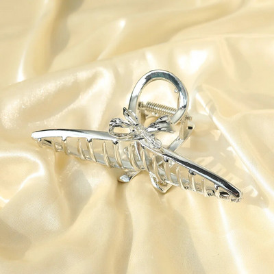 Fina zmijska ukosnica u srebrnoj boji za žene Geometrijske kopče za kosu Metalna kopča za kosu Križ Ukosnica Traka za kosu Dodatak za kosu s račićima