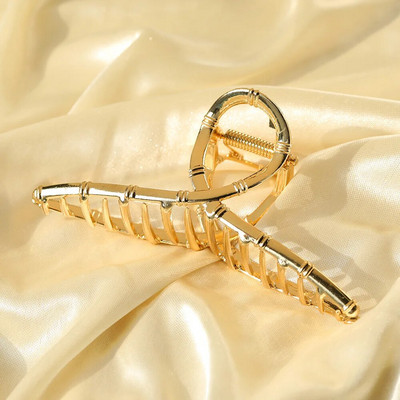 Fina zmijska ukosnica u srebrnoj boji za žene Geometrijske kopče za kosu Metalna kopča za kosu Križ Ukosnica Traka za kosu Dodatak za kosu s račićima