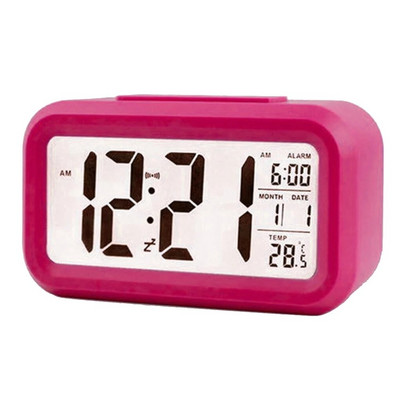 Kuum müük LED digitaalne äratuskell Taustavalgus Edasilükkamine Vaigista kalender Lauaarvuti elektrooniline Bcaklight lauakellad Lauakell