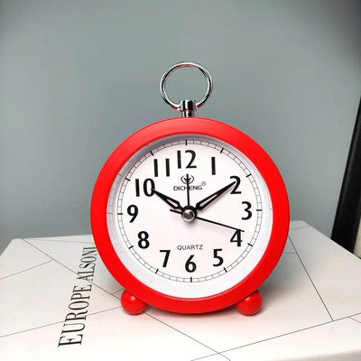 Jednostavna okrugla budilica Nova budilica Uredska kuća Ultra-tihi stolni digitalni sat Budilica za spavaću sobu uz krevet Budilica