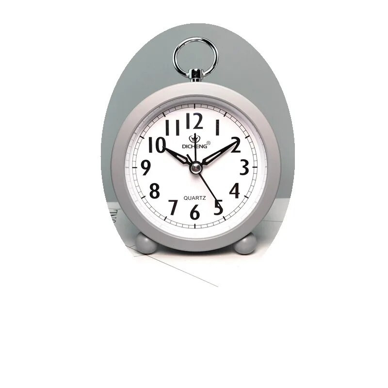 Jednostavna okrugla budilica Nova budilica Uredska kuća Ultra-tihi stolni digitalni sat Budilica za spavaću sobu uz krevet Budilica