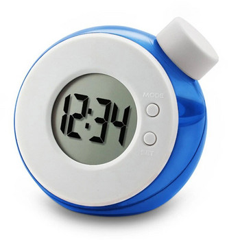 Воден часовник Часовник с водно захранване Дисплей с LCD екран Цифров часовник Околна среда Безшумен бебешки часовник Без батерия за домашна спалня