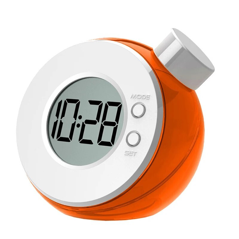 Vandens laikrodis Vandeniu maitinamas laikrodis LCD ekranas Skaitmeninis laikrodis Aplinka Triukšmingas kūdikio laikrodis Be baterijos namų miegamajame