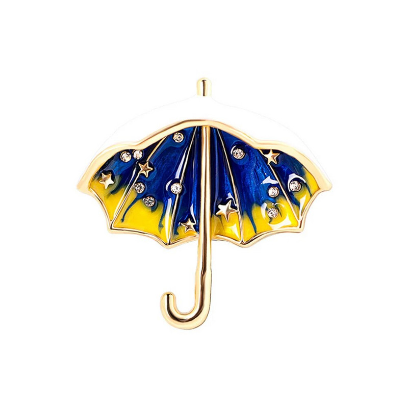 Trendikas kaunitar tähistaeva vihmavarjuprossid naistele Loomingulised võluvad metallist vabaaja prossinõelad Naiste peokingitused pulmadeks