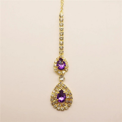 Izvrsni lančić za čelo od cirkona Seksi privjesak za glavu Pokrivalo za glavu Kristalni dodaci za kosu Lanac za glavu Boemski ukras za glavu Nakit