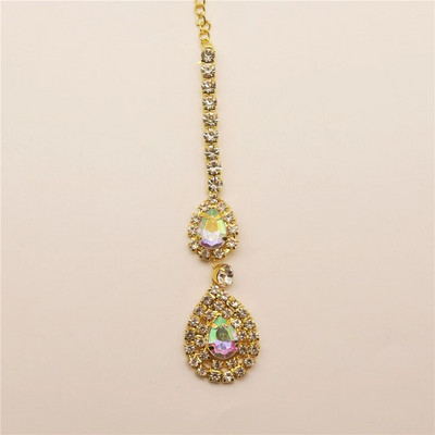 Izvrsni lančić za čelo od cirkona Seksi privjesak za glavu Pokrivalo za glavu Kristalni dodaci za kosu Lanac za glavu Boemski ukras za glavu Nakit