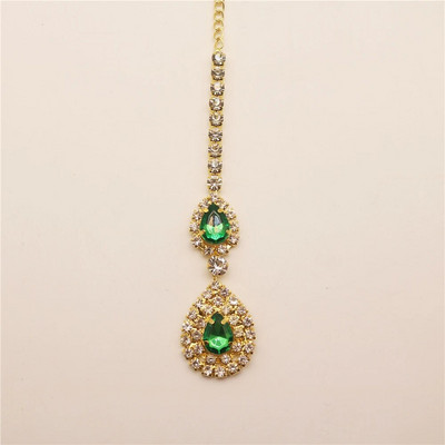 Izvrsni lančić za čelo od cirkona Seksi privjesak za glavu Pokrivalo za glavu Kristalni dodaci za kosu Lanac za glavu Boemski ukras za glavu Nakit