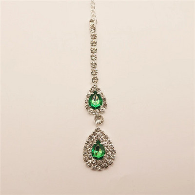 Izvrsni lančić za čelo od cirkona Seksi privjesak za glavu Pokrivalo za glavu Kristalni dodaci za kosu Lanac za glavu Boemski ukras za glavu Nakit