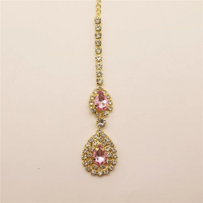 Izvrsni lančić za čelo od cirkona Seksi privjesak za glavu Pokrivalo za glavu Kristalni dodaci za kosu Lanac za glavu Boemski ukras za glavu Nakit