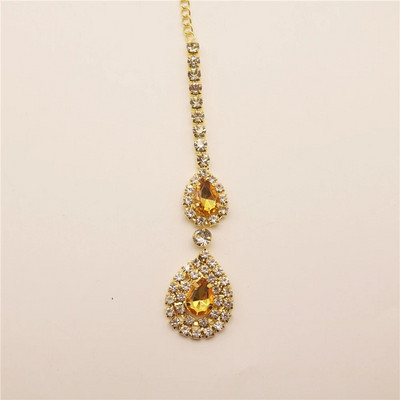 Izvrsni lančić za čelo od cirkona Seksi privjesak za glavu Pokrivalo za glavu Kristalni dodaci za kosu Lanac za glavu Boemski ukras za glavu Nakit