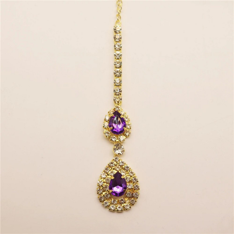 Izvrsni lančić za čelo od cirkona Seksi privjesak za glavu Pokrivalo za glavu Kristalni dodaci za kosu Lanac za glavu Boemski ukras za glavu Nakit