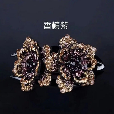 Mood Elegantne Akrüül Tsirkoon Lille Juuksenõel Juuksenõelad Naistele Kingitus Retro Duck Suu Klambriga Peakatted Etnilised Tüdrukute Ehted