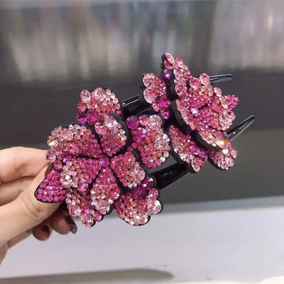 Mood Elegantne Akrüül Tsirkoon Lille Juuksenõel Juuksenõelad Naistele Kingitus Retro Duck Suu Klambriga Peakatted Etnilised Tüdrukute Ehted